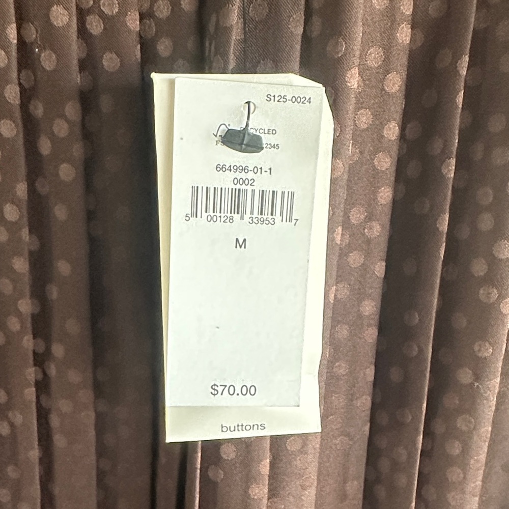 Banana Republic Dark Brown Sleeveless Blouse NWT - Picture 3 of 7